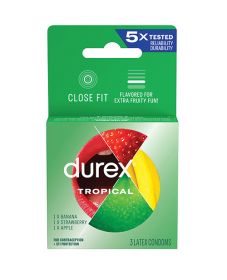 Durex Tropical Flavors - Box of 3