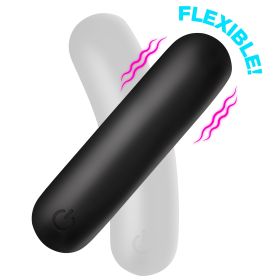 Flexible Silicone Bullet - Black