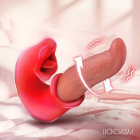 Lusty Licker Kissing & Licking Tongue Vibrator