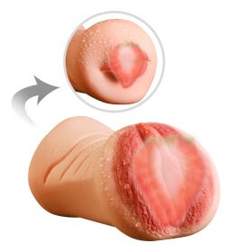 Deep Throat Red Lips Male Masturbator Artificial Silicone Masturbation Massager Aircraft Male Masturbator Aircraft Cup Butt Doll Cup Sex Toys Mal